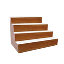 BarConic® LED Liquor Bottle Display Shelf - 4 Steps - Wild Cherry - Several Lengths