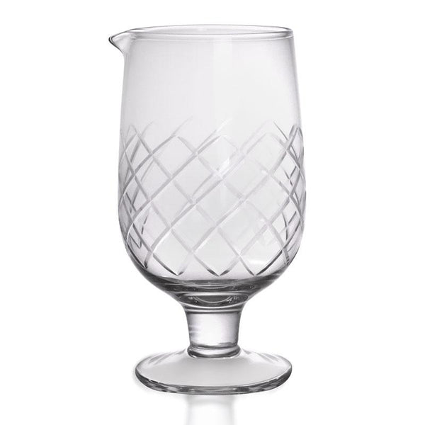 BarConic® Stemmed Diamond Pattern Mixing Glass - Small