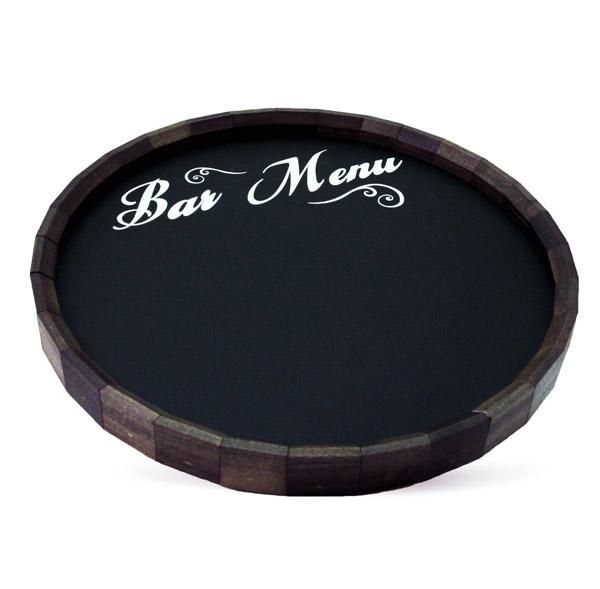 Chalkboard Barrel Top Tavern Signs - Bar & Menu