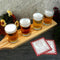 BarConic® Wooden Beer Sampler Paddle - 4 Glass Slots