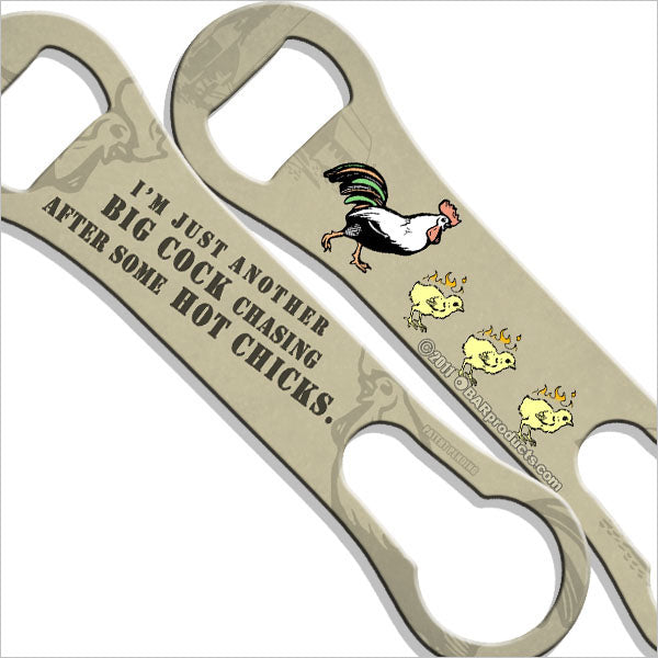 Kolorcoat V-Rod Bottle Opener - Big Cock Hot Chicks