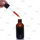 Glass Bitters Dropper Bottle - 2 oz - Amber