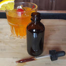 Glass Bitters Dropper Bottle - 2 oz - Amber