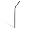 BarConic® Gun Metal Curved Cocktail Straw