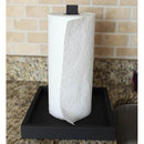 Black Wooden Paper Towel Holder