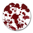 Blood Splatter Foam Kolorcoat™ Coaster - 4 inch Round