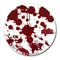 Blood Splatter Foam Kolorcoat™ Coaster - 4 inch Round