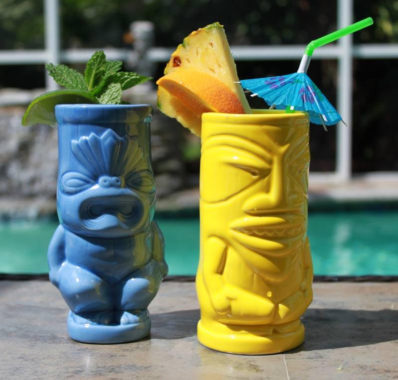 BarConic® Tiki Mug – Yellow 12 ounces