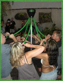 Beer Bong - Bongzilla - 6 Tube Funnel Mounted to a Pole