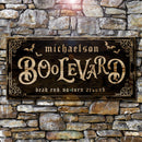 BOOLEVARD - CUSTOMIZABLE Large Vintage Wooden Halloween Sign - 11 3/4" x 23 3/4"