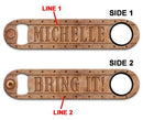 ADD YOUR NAME Speed Bottle Opener - Screw & Bolt - Different Color Options