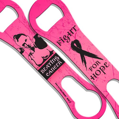 Kolorcoat™ Fight For Hope - V-Rod® Bottle Opener - Breast Cancer Awareness