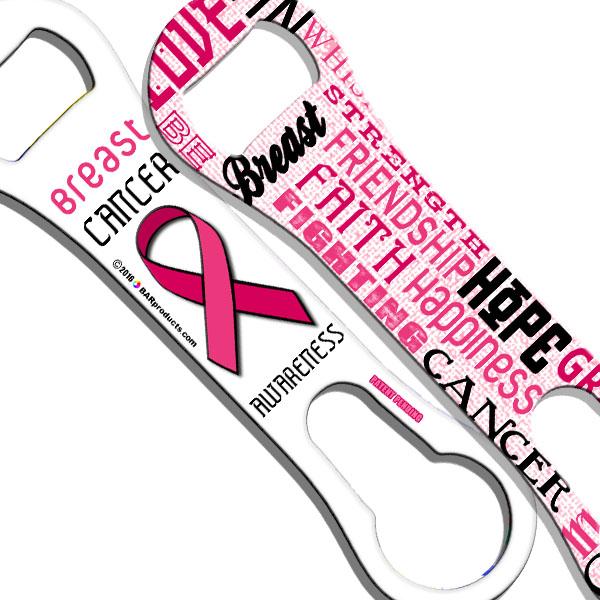 Kolorcoat™ V-Rod® Bottle Opener - Breast Cancer Awareness - Collage