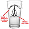 CUSTOMIZABLE - 16oz Pint / Mixing Glass- Brew2