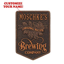 Cast Aluminum Plaque - Brewing Company "Original Recipe" Design - CUSTOMIZABLE