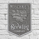 Cast Aluminum Plaque - Brewing Company "Original Recipe" Design - CUSTOMIZABLE