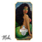 Wood Plaque Wall Mounted Bottle Opener - Brunette Mermaid