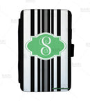 ADD YOUR NAME Guest Check Pad Holder - Monogram Stripes