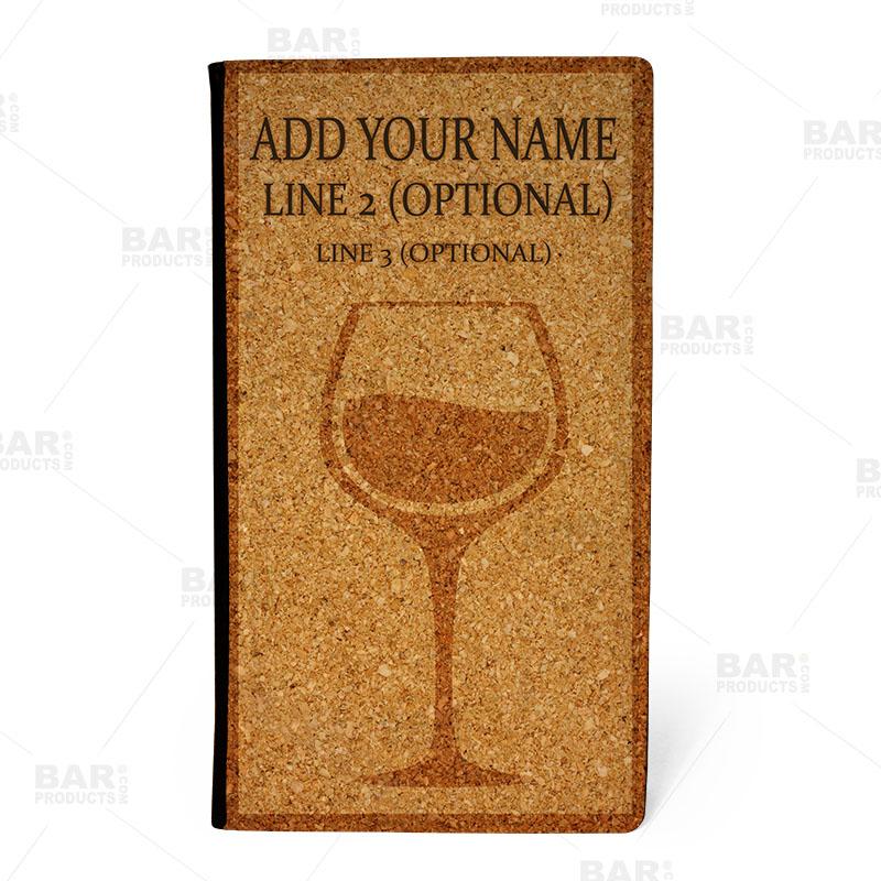 Customize - Check Presenter - Wine Cork Design - Front