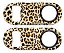 Kolorcoat™ Mini Bottle Opener - Orange Cheetah