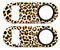 Kolorcoat™ Mini Bottle Opener - Orange Cheetah