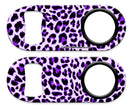 Kolorcoat™ Mini Bottle Opener - Purple Cheetah