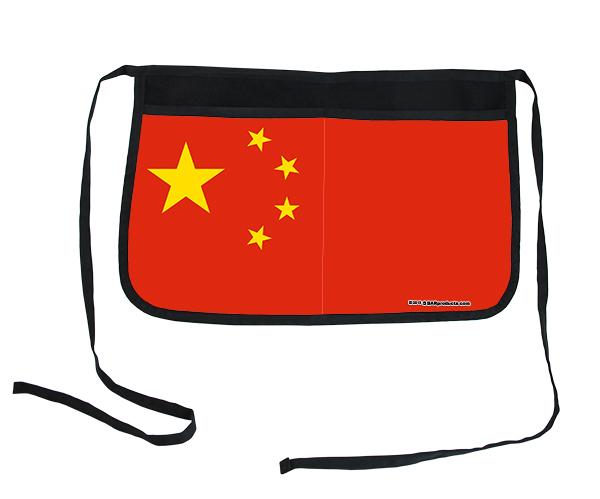 Flag of China Two-Pocket Kolorcoat™ Server Apron