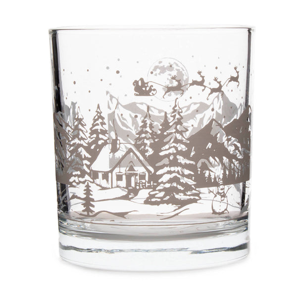 BarConic® Glassware - Christmas Cabin - 10 ounce