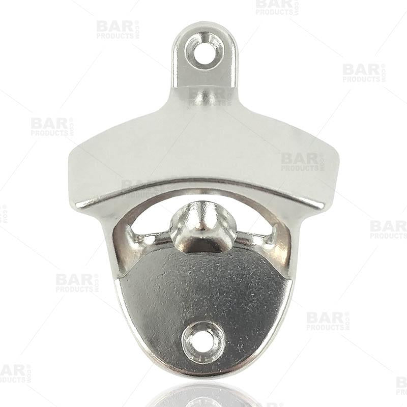 BarConic® Wall Mounted Bottle Opener - Silver