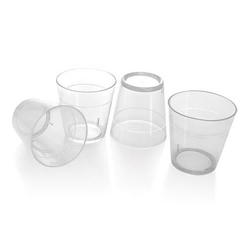 Barconic 1.5oz Clear Plastic Shot Glasses