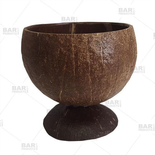 BarConic® Real Coconut Cup with Base - Lacquered