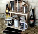 Counter Caddies™ - NATURAL - 12" STRAIGHT Shelf - Barista Theme 