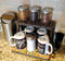 Counter Caddies™ - BARISTA Theme - 12" STRAIGHT Shelf