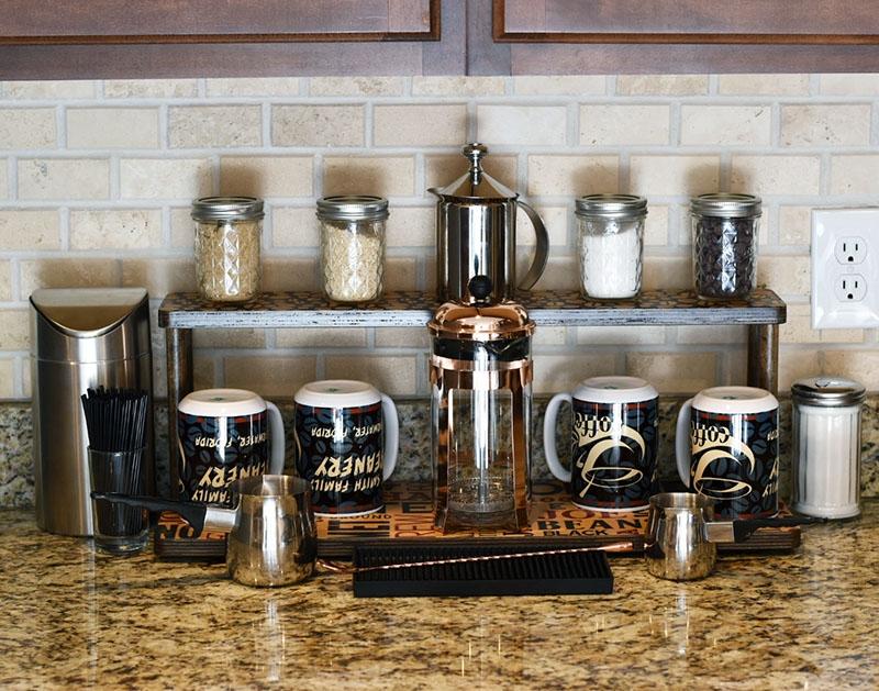 Counter Caddies™ - BARISTA Theme - 24" STRAIGHT Shelf