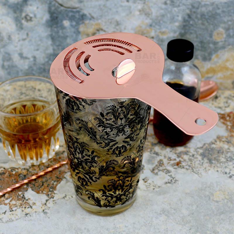 Olea™ Hawthorne Cocktail Strainer - Copper Plated 