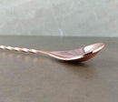 BarConic® Copper Plated Bar Spoon w/ Muddler Tip - Professional Grade - 40cm Length 