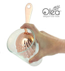 Olea™ Shell Julep Cocktail Strainer - Copper Plated