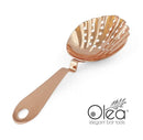 Olea™ Shell Julep Cocktail Strainer - Copper Plated