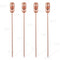 Tiki Cocktail Picks - Copper Plated - Pack of 4