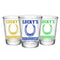 CUSTOMIZABLE - 1.75oz Clear Shot Glass - Horseshoe