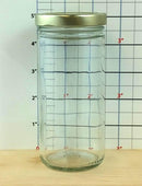 Tall Craft Bartending Jar w/ Gold Lid - Clear 8 oz