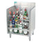 Liquor Display Rack - locking cover - 2' deep