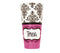 ADD YOUR NAME - Cocktail Shaker Tin - 28 oz weighted - Pink Damask Facing UP