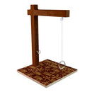 Large Tabletop Ring Toss Game - Tiki Wood