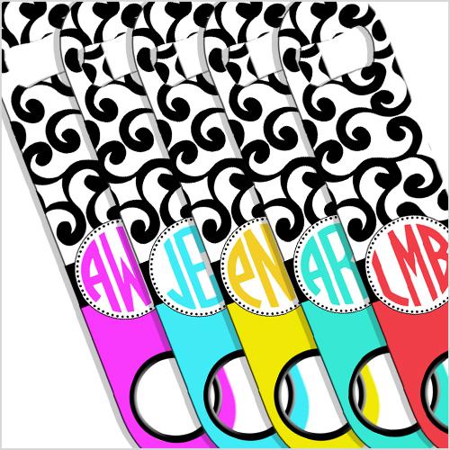 ADD YOUR NAME SPEED Bottle Opener – Monogram Swirls