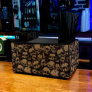 Skulls Wooden Bar Caddy