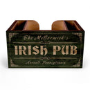 Wooden Bar Caddy - Irish Pub - Customizable