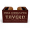 Customizable Wooden Bar Caddy - Tavern