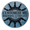 CUSTOMIZABLE Coaster - 4in Round Foam - Ship Wheel Design