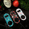 Christmas Pattern Mini Bottle Openers - Sold in Packs of 3 or Individually